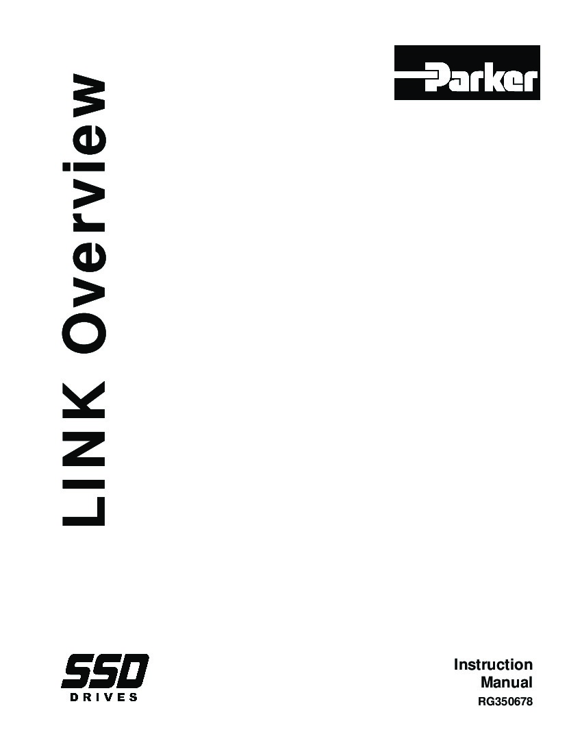 First Page Image of Link Overview Instruction Manual RG350678.pdf